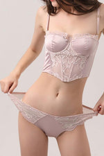 Load image into Gallery viewer, Noelia Satin Bustier &amp; Bottom Set
